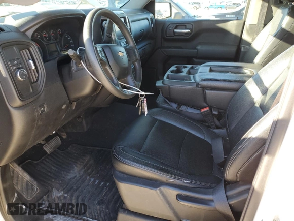 2020 Chevrolet Silverado 1500 Custom with VIN 1GCRWBEH9LZ336147, listed as a Copart auction lot 42966205 with 152,676 mi miles and Salvage Title. Bid and sale history available at carsss.com. Image 7.