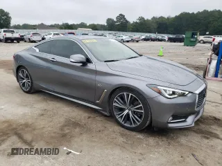 2020 Infiniti Q60 Luxe with VIN JN1EV7EKXLM341156, listed as a Copart auction lot 71984954 with 67,816 mi miles and Salvage Title. Bid and sale history available at carsss.com. Image 4.