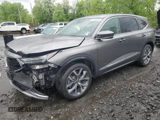 2023 Acura MDX Technology z VIN 5J8YD9H41PL005401, wystawiony jako Copart lot #57230465 z przebiegiem 26 741 mil mil oraz Szkoda całkowita • Salvage title. Historia ofert i sprzedaży dostępna na DreamBid. Obrazek 1.