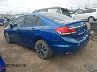2015 Honda Civic Sedan EX with VIN 19XFB2F84FE020443, listed as a IAAI auction lot 42030422 with Not Provided miles. Bid and sale history available at carsss.com. Image 3.