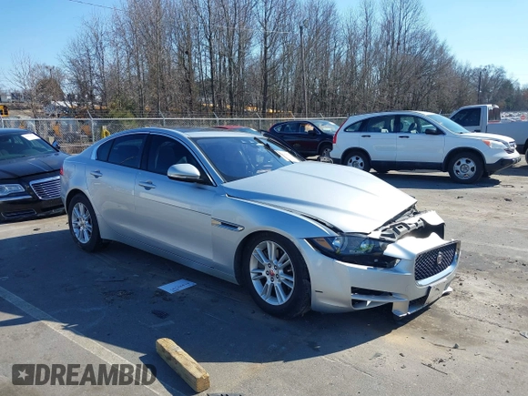 2017 Jaguar XE 25t Premium with VIN SAJAD4BG8HA976156, listed as a IAAI auction lot 41496861 with 83,824 mi miles. Bid and sale history available at carsss.com. Image 1.
