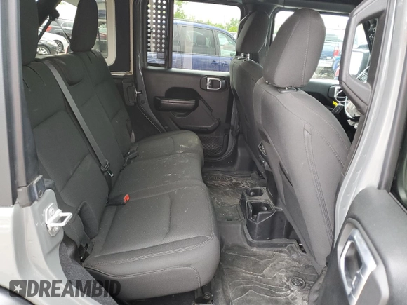 2019 Jeep Wrangler Unlimited Sport S with VIN 1C4HJXDN7KW685659, listed as a Copart auction lot 58549885 with 62,831 mi miles and Clean title. Bid and sale history available at DreamBid. Image 10.