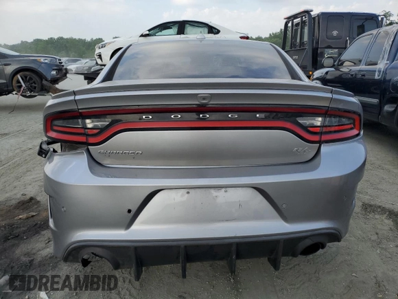 2018 Dodge Charger R/T with VIN 2C3CDXCT6JH234550, listed as a Copart auction lot 57175385 with 68,364 mi miles and Salvage title. Bid and sale history available at DreamBid. Image 6.