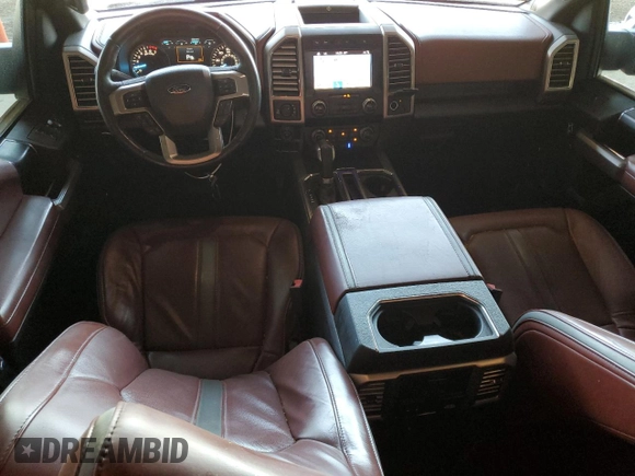 2019 Ford F-150 XL with VIN 1FTEW1E45KFD01319, listed as a Copart auction lot 56991875 with 90,871 mi miles and Salvage title. Bid and sale history available at DreamBid. Image 8.