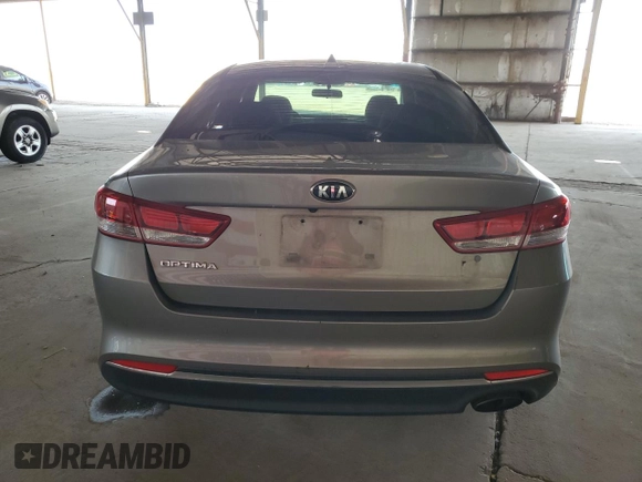 2018 Kia Optima S with VIN 5XXGT4L35JG274636, listed as a Copart auction lot 64849835 with 97,556 mi miles and Clean title. Bid and sale history available at DreamBid. Image 6.