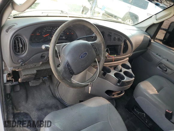 2008 Ford Econoline Cargo Commercial with VIN 1FTNE24L48DA10865, listed as a Copart auction lot 70858474 with 177,770 mi miles and Salvage Title. Bid and sale history available at DreamBid. Image 8.