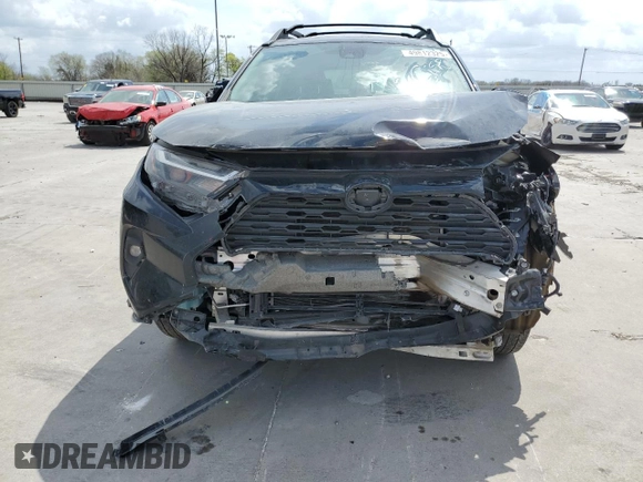2024 Toyota RAV4 Hybrid LE with VIN 2T3UWRFV7RW200440, listed as a Copart auction lot 55034115 with 56,754 mi miles and Salvage title. Bid and sale history available at DreamBid. Image 5.