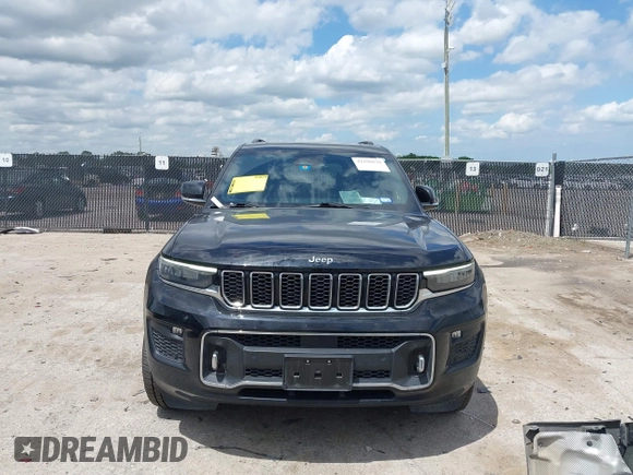 2021 Jeep Grand Cherokee Overland with VIN 1C4RJKDG2M8132417, listed as a IAAI auction lot 42108830 with 38,092 mi miles and . Bid and sale history available at DreamBid. Image 12.
