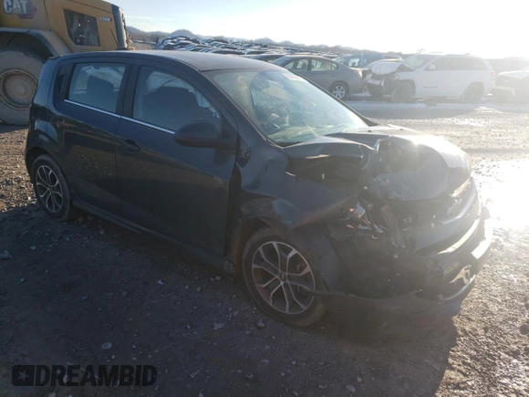 2017 Chevrolet Sonic LT with VIN 1G1JD6SH3H4140295, listed as a Copart auction lot 88450865 with 124,117 mi miles and Salvage Title. Bid and sale history available at carsss.com. Image 4.
