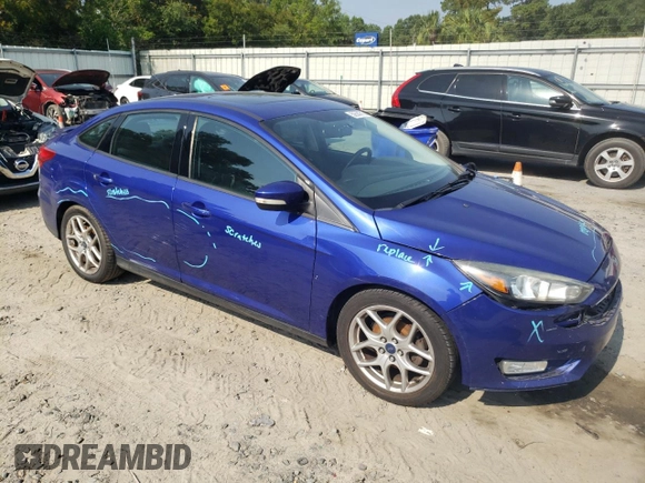2015 Ford Focus SE with VIN 1FADP3F2XFL299193, listed as a Copart auction lot 59744715 with 141,317 mi miles and Salvage title. Bid and sale history available at DreamBid. Image 4.