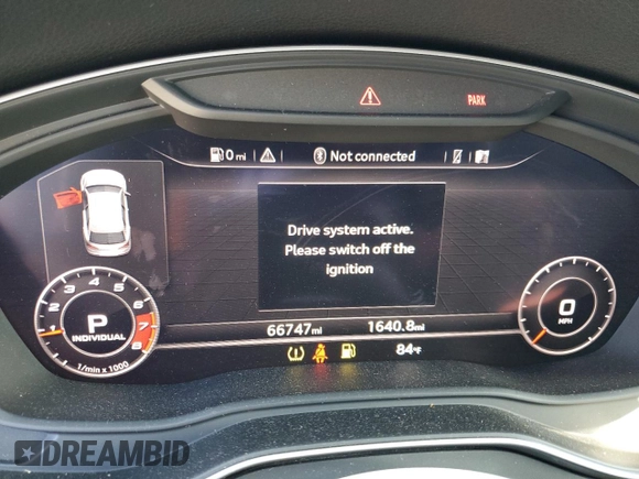 2018 Audi SQ5 Prestige with VIN WA1C4AFY2J2048409, listed as a Copart auction lot 68309924 with 66,747 mi miles and Salvage Title. Bid and sale history available at DreamBid. Image 9.