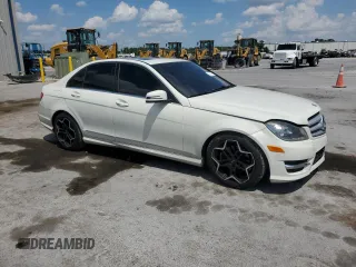 2012 Mercedes-Benz C-Class C 300 Sport with VIN WDDGF8BB6CR230271, listed as a Copart auction lot 53826345 with 141,891 mi miles and Salvage Title. Bid and sale history available at carsss.com. Image 4.