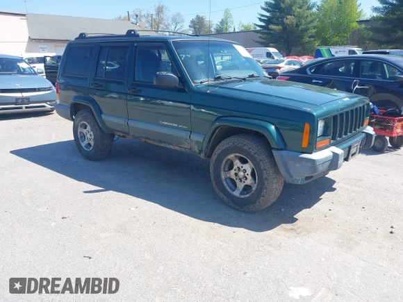 2000 Jeep Cherokee z VIN 1J4FF48S2YL253251, wystawiony jako IAAI lot #42243268 z przebiegiem 154 136 mil mil oraz . Historia ofert i sprzedaży dostępna na DreamBid. Obrazek 1.