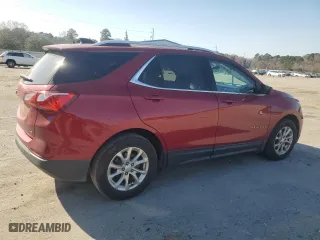 2020 Chevrolet Equinox LT with VIN 2GNAXKEV4L6265412, listed as a Copart auction lot 46495915 with 75,027 mi miles and Salvage Title. Bid and sale history available at carsss.com. Image 3.