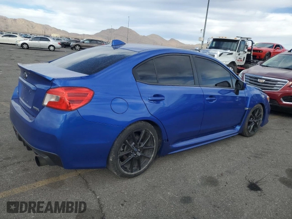 2020 Subaru WRX Premium with VIN JF1VA1C65L9824560, listed as a Copart auction lot 87464284 with 52,923 mi miles and Salvage Title. Bid and sale history available at carsss.com. Image 3.