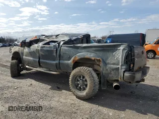 2015 Ford Super Duty F-250 SRW Lariat with VIN 1FT7W2BT4FEB31864, listed as a Copart auction lot 51575905 with 0 mi miles and Salvage Title. Bid and sale history available at carsss.com. Image 3.