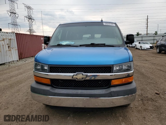 2016 Chevrolet Express Passenger LT with VIN 1GAZGPFG5G1170724, listed as a Copart auction lot 58849765 with Not provided miles and Salvage title. Bid and sale history available at DreamBid. Image 5.