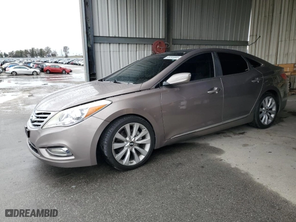2013 Hyundai Azera with VIN KMHFH4JG9DA251536, listed as a Copart auction lot 49265885 with 98,580 mi miles and Salvage Title. Bid and sale history available at carsss.com. Image 1.