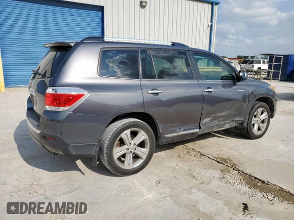 2013 Toyota Highlander Limited with VIN 5TDYK3EH2DS114761, listed as a Copart auction lot 55161005 with 197,675 mi miles and Salvage title. Bid and sale history available at DreamBid. Image 3.