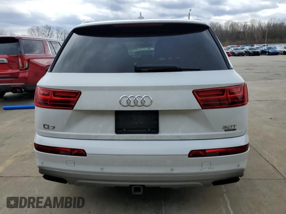 2017 Audi Q7 Premium Plus z VIN WA1LAAF71HD033334, wystawiony jako Copart lot #50545825 z przebiegiem 134 451 mil mil oraz Szkoda całkowita • Salvage title. Historia ofert i sprzedaży dostępna na DreamBid. Obrazek 6.