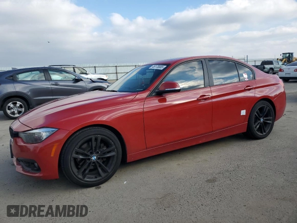 2016 BMW 3 Series 320i with VIN WBA8A9C50GK617745, listed as a Copart auction lot 46170085 with 143,729 mi miles and Salvage Title. Bid and sale history available at carsss.com. Image 1.