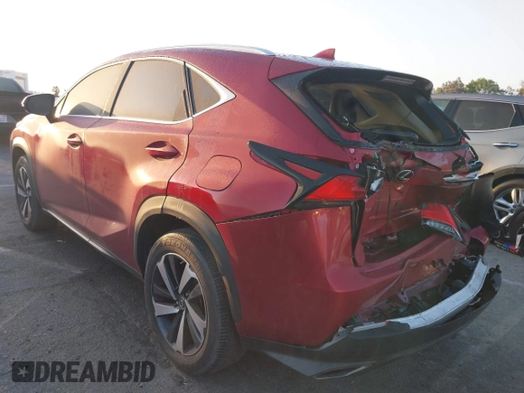 2021 Lexus NX 300 with VIN JTJGARBZXM5027773, listed as a IAAI auction lot 42137383 with 67,131 mi miles and . Bid and sale history available at DreamBid. Image 3.