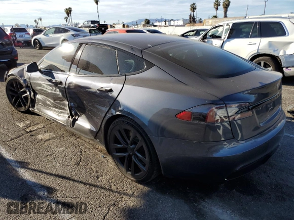 2021 Tesla Model S Long Range z VIN 5YJSA1E58MF434156, wystawiony jako Copart lot #46538425 z przebiegiem 23 510 mil mil oraz Szkoda całkowita • Salvage title. Historia ofert i sprzedaży dostępna na DreamBid. Obrazek 2.
