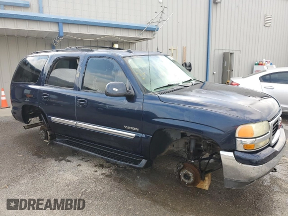 2004 GMC Yukon SLT z VIN 1GKEC13ZX4R203707, wystawiony jako Copart lot #56866075 z przebiegiem Nie podano mil oraz Szkoda całkowita • Salvage title. Historia ofert i sprzedaży dostępna na DreamBid. Obrazek 4.