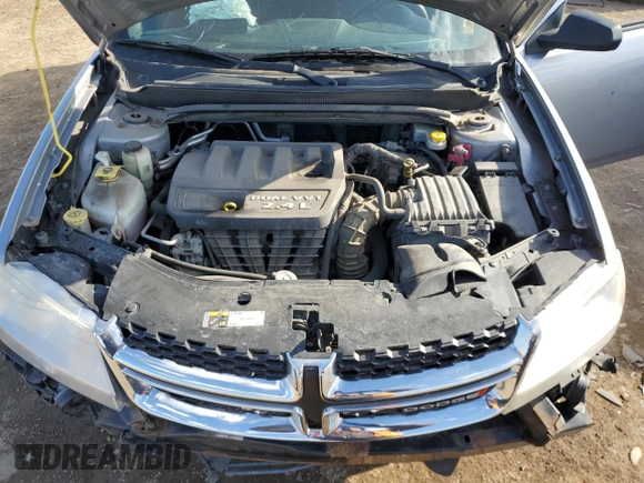 2014 Dodge Avenger SE with VIN 1C3CDZAB2EN216419, listed as a Copart auction lot 50443265 with 115,201 mi miles and Salvage Title. Bid and sale history available at DreamBid. Image 11.
