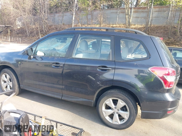 2015 Subaru Forester 2.5i with VIN JF2SJABCXFH599231, listed as a IAAI auction lot 42166220 with 60,409 mi miles and . Bid and sale history available at DreamBid. Image 15.