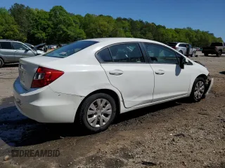 2012 Honda Civic LX z VIN 19XFB2F57CE043782, wystawiony jako Copart lot #52384305 z przebiegiem 170 544 mil mil oraz Szkoda całkowita • Salvage title. Historia ofert i sprzedaży dostępna na DreamBid. Obrazek 3.