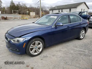 2017 BMW 3 Series 330i xDrive with VIN WBA8D9G58HNU61133, listed as a Copart auction lot 47161335 with 101,431 mi miles and Salvage Title. Bid and sale history available at carsss.com. Image 1.
