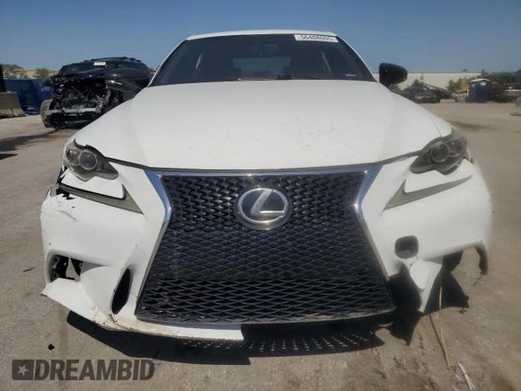 2015 Lexus IS 250 with VIN JTHBF1D23F5065489, listed as a Copart auction lot 56408005 with Not provided miles and Salvage title. Bid and sale history available at DreamBid. Image 5.