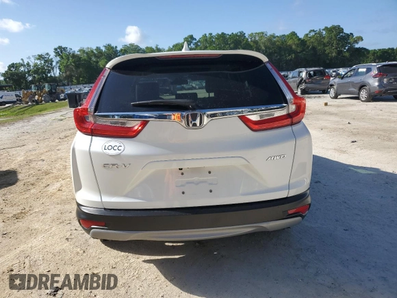 2017 Honda CR-V EX-L with VIN 2HKRW2H83HH689168, listed as a Copart auction lot 52161155 with 45,870 mi miles and Salvage Title. Bid and sale history available at carsss.com. Image 6.