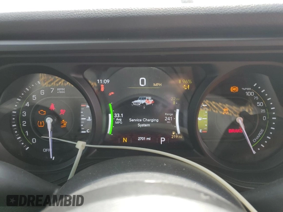 2024 Jeep Wrangler Willys z VIN 1C4RJXN62RW204366, wystawiony jako Copart lot #54132025 z przebiegiem 2 701 mil mil oraz Szkoda całkowita • Salvage title. Historia ofert i sprzedaży dostępna na DreamBid. Obrazek 9.