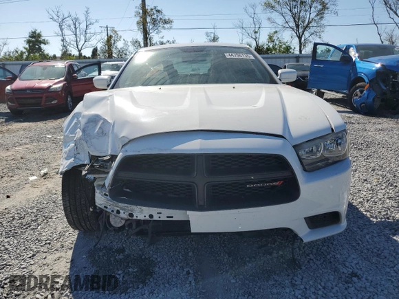 2014 Dodge Charger Police with VIN 2C3CDXAG4EH357758, listed as a Copart auction lot 44706135 with 103,787 mi miles and Salvage Title. Bid and sale history available at DreamBid. Image 5.
