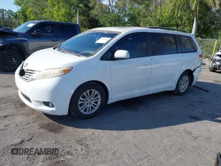 2012 Toyota Sienna XLE AAS with VIN 5TDYK3DC0CS254294, listed as a IAAI auction lot 41274822 with 135,135 mi miles and . Bid and sale history available at carsss.com. Image 19.