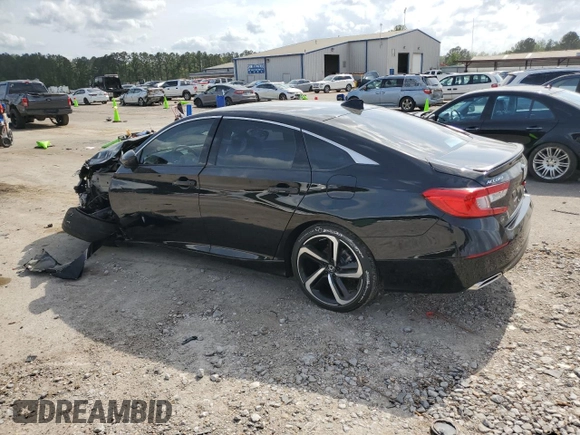 2022 Honda Accord Sedan Sport SE with VIN 1HGCV1F47NA061640, listed as a Copart auction lot 51530125 with 10,469 mi miles and Salvage Title. Bid and sale history available at carsss.com. Image 2.