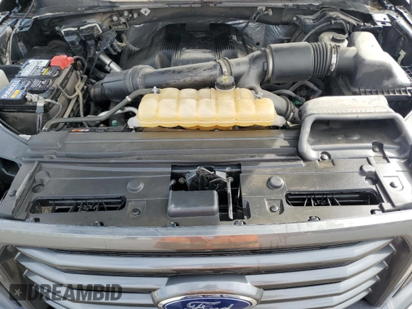 2017 Ford F-150 XL with VIN 1FTEW1EG2HFB10265, listed as a Copart auction lot 59594285 with 125,606 mi miles and Salvage title. Bid and sale history available at DreamBid. Image 11.