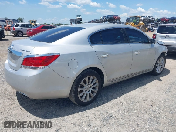 2013 Buick LaCrosse Leather with VIN 1G4GC5E36DF267888, listed as a IAAI auction lot 42584739 with 200,539 mi miles and . Bid and sale history available at DreamBid. Image 4.