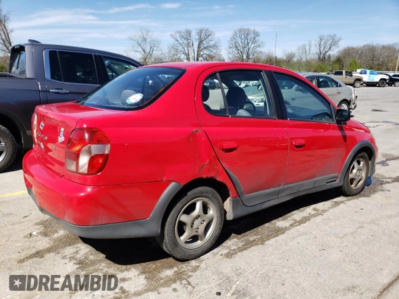 2001 Toyota ECHO with VIN JTDBT123210122129, listed as a Copart auction lot 86422074 with 133,613 mi miles and Non Repairable. Bid and sale history available at DreamBid. Image 3.