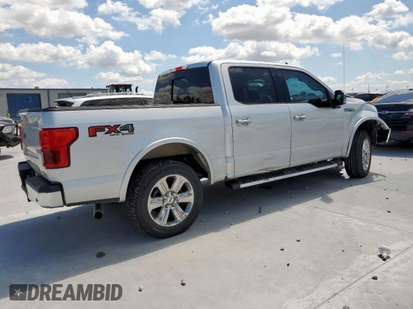 2019 Ford F-150 XL with VIN 1FTEW1E4XKKD25168, listed as a Copart auction lot 61694315 with 113,626 mi miles and Salvage title. Bid and sale history available at DreamBid. Image 3.