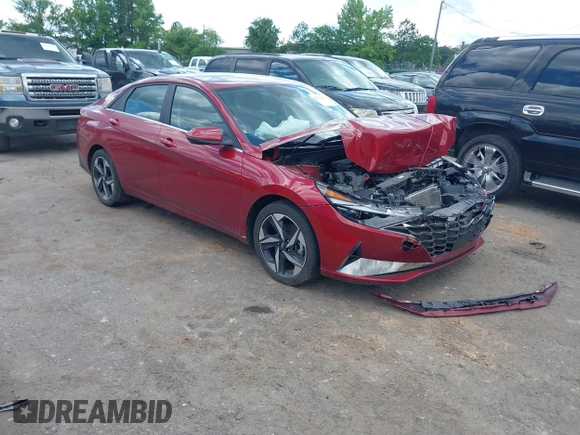 2023 Hyundai Elantra Limited z VIN KMHLP4AG6PU620166, wystawiony jako IAAI lot #42321119 z przebiegiem 32 520 mil mil oraz . Historia ofert i sprzedaży dostępna na DreamBid. Obrazek 1.