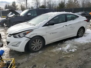 2014 Hyundai Elantra SE with VIN 5NPDH4AE9EH510045, listed as a Copart auction lot 87740815 with NaN miles and Salvage Title. Bid and sale history available at carsss.com. Image 1.