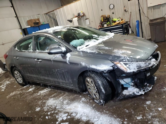 2019 Hyundai Elantra SE with VIN 5NPD74LF0KH456865, listed as a Copart auction lot 44510525 with 123,016 mi miles and Salvage Title. Bid and sale history available at carsss.com. Image 4.