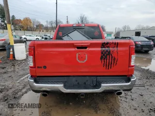 2022 Ram 1500 Big Horn with VIN 1C6SRFMT5NN303332, listed as a Copart auction lot 81687224 with Not provided miles and Salvage title. Bid and sale history available at DreamBid. Image 6.