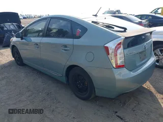 2013 Toyota Prius One with VIN JTDKN3DU3D5680090, listed as a IAAI auction lot 41794589 with 132,328 mi miles. Bid and sale history available at carsss.com. Image 3.