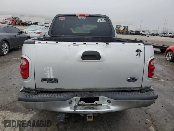 2002 Ford F-150 XLT with VIN 1FTRW07L82KD06604, listed as a Copart auction lot 44266975 with 0 mi miles and Salvage Title. Bid and sale history available at carsss.com. Image 6.