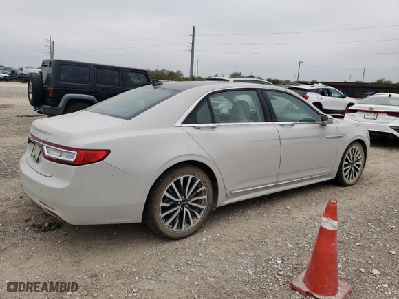 2019 Lincoln Continental Select with VIN 1LN6L9SK5K5600504, listed as a Copart auction lot 78868064 with 46,391 mi miles and Salvage Title. Bid and sale history available at carsss.com. Image 3.