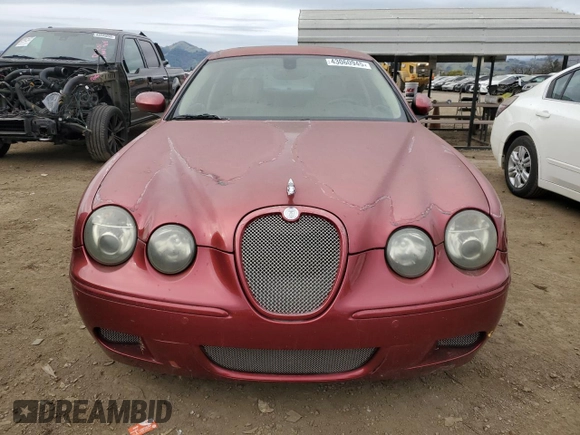 2005 Jaguar S-Type with VIN SAJWA03V351N18699, listed as a Copart auction lot 43060945 with 45,008 mi miles and Clean Title. Bid and sale history available at DreamBid. Image 5.